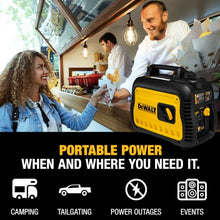 DEWALT 2,500 Starting Watt Portable Inverter Generator For Outdoor Use