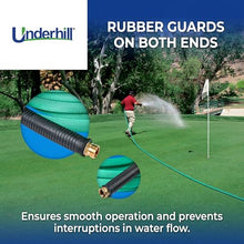 Underhill Featherweight UltraMax Heavy-Duty Garden Hose for Turf Managers, Lightweight, 1200 PSI BP, 300 PSI WP, H75-125FW 3/4 Inch x 125 ft Green