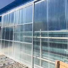 GRRICEPL Greenhouse Shed Replacement Cover, Polycarbonate Roof Panels 0.8mm Glassfiber Insulation Easy to Cut & Bend for Outdoors Carport Cold Frame (Color : Clear, Size : 1.2x10m)
