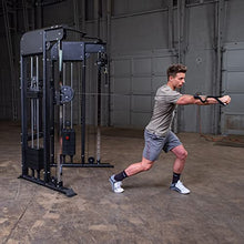 Body-Solid GFT100 Functional Trainer with 210 lbs. Weight Stacks Black