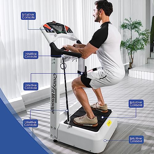 HNLIY Vibrating Plate Workout Machine Black