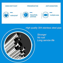MSHOSAC Sturdy Pool Safety Handrails Swimming Pool Handrails, Stainless Steel Pool Railings Safe Non-Slip with Quick Mount Base, Swimming Pool Hand Rail for Inground Pool Entry, Easy to Instal