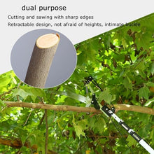 Heavy Duty Retractable Telescopic Garden Tree Pruner, Saw Branch Long Reach Pruning, Shears with Blade(4m/13ft)