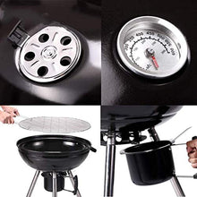 MNSSRN Courtyard Garden Villa Outdoor Barbecue Grill, Barbecue Party Household Charcoal Braised Barbecue Grill Round (Suitable for More Than 5 People)