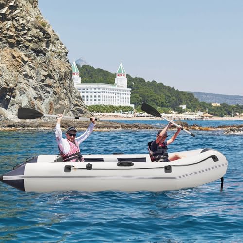MADOG SPORT EQUIPMENT Inflatable Boat for 1-4 Persons Gray/White