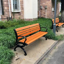 YXIANG56Q Buffet Sideboards Wider Aluminum Alloy Park Outdoor Bench Leisure with Backrest for Dining Room(Small)