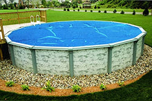 LZMZMQ Above Ground Inground Round Pool Covered Leaf Cover for Spa/Wimming Pool/Bathing Tub Heat Retaining Blanket, 19-Mil Outdoor Solar Membrane, Easy to Trim(9.2m/30ft)