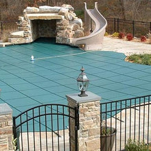 ERRULAN Pool Safety Covers 30ft/22ft/18ft/10ft/8ft/5ft, Heavy Duty Pool Leaf Net Cover Inground Pools, Stitched/Reinforced Edges/Thicken Mesh PP Woven Fabric(Dia 30ft/9.1m)