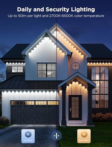 Govee Permanent Outdoor Lights Pro, 200ft with 120 RGBIC LED Lights, White