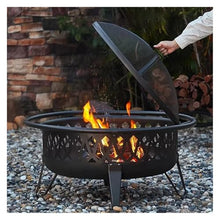 Garden supplies Outdoor Camping Bonfire Stove Winter Patio Heaters Creative Home Wood Heating Stove Luxury Large Garden Barbecue Grill Outdoor heater(Single stove)