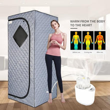 Sauna, Full-Body Home Steam Bath with 4L Steam Pot, Anti-Dry Burning and Automatic Power-Off Functions to Help Refresh and Improve Overall Health.