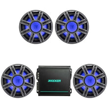 KICKER MWF 10-Inch Premium Marine Subwoofer & 48KMA8001 Amp Bundle