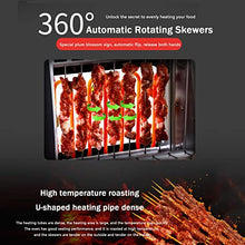 Electric Rotisserie Grill for Kebabs, Skewers and Roasts Smoke Free 360 Degrees Rotating with 16 Skewers, Multi-Function Electric Grill Smokeless Shawarma Rotating Oven Barbecue Grill for Home Use