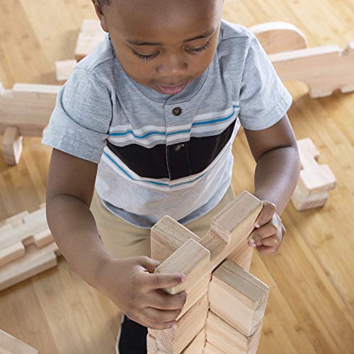 Guidecraft Notch Blocks 89-Piece Set Natural