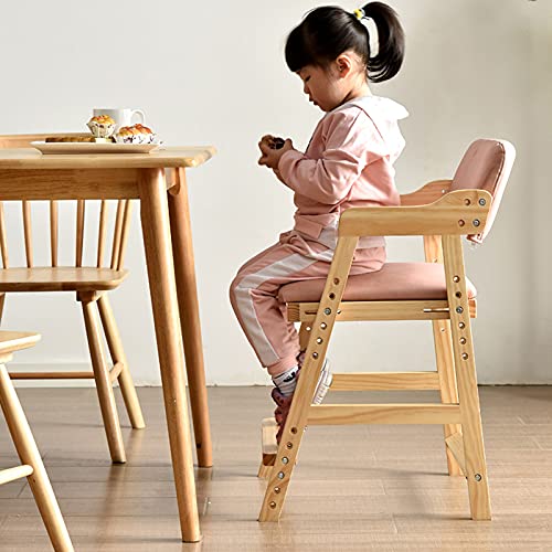 ZWLI Kids Study Chair with Arm Rest, 6 Height Adjustable, Grey