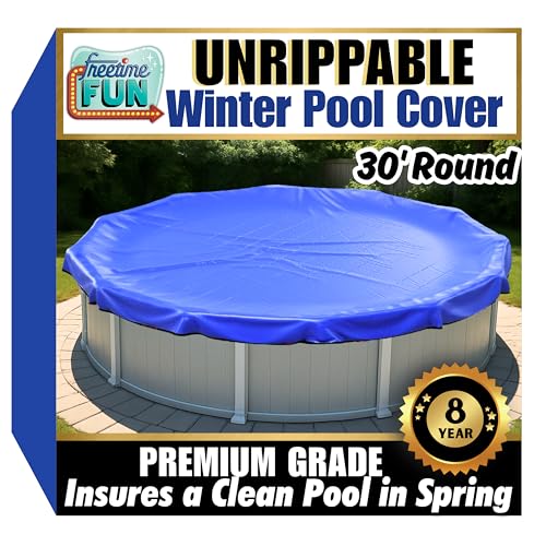 Freetime Fun Unrippable 30' Round Winter Above Ground Pool Cover