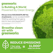 Greenworks 40V 16" Brushless Cordless Chainsaw (Gen 2) (Great For Tree Felling, Limbing, Pruning, and Firewood / 75+ Compatible Tools), 4.0Ah Battery and Charger Included