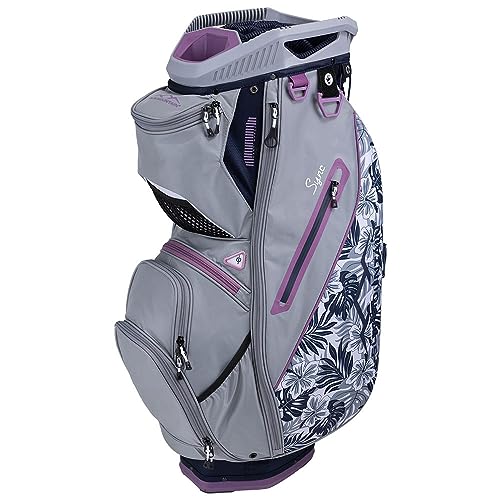 Sun Mountain 2024 Women's Sync Golf Cart Bag Navy/Navy/Flower/Cadet