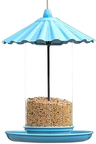 ZYBB Wild Bird Feeder for Outdoor Hanging for Garden Yard，Easy to Clean Hummingbird Feeder(Color:B)