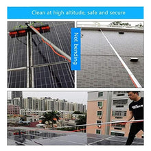 Water Supply Pole for Window Glass, Solar Photovoltaic Panel Cleaning Brush, Aluminum Alloy Telescopic Pole,Glass Cleaning Tools for Indoor/Outdoor High Window,6.0 M/19.7 Ft