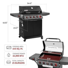 Grills House 5-Burner Propane Cabinet Style Gas Grill GA5407H