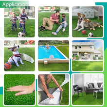 Petgrow Realistic Synthetic Artificial Grass Turf 0.8inch Green
