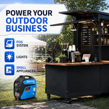 2800W Peak Portable Inverter Generator, Fuel Efficient Gas Powered Generator with CO Sensor, Parallel Ready for Camping, Tailgating, Outdoor Use and Emergency Backup by RINADURS