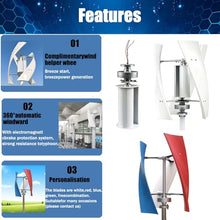 Vertical Axis Wind Turbine Model,3-Blade Axis Wind Turbine Generator,DIY Wind Power Generator Kit,DIY Portable Winds Power Turbine,3-Phase Permanent Magnet Motor,Windmill Power Charger(20000W,220V)