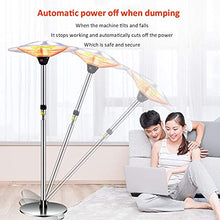 Patio Heater Outdoor Electric Heater Freestanding with Tip Over Protection Radiator Silent Indoor Outdoor Garden 3000W Outdoor Heater Fast Heating-G (Remote Control/3000W) 210x74cm(82x29in) (210x74cm