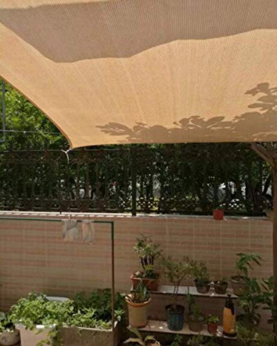 Tarps,Shading Net Outdoor Garden Courtyard Party Sun Protection Awning 95% Rectangular Sand Ventilation Sand 4.0M X 5.0M Rectangle Shade Sail/Yellow/1X2M (Yellow 4X5M)
