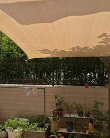 Tarps,Shading Net Outdoor Garden Courtyard Party Sun Protection Awning 95% Rectangular Sand Ventilation Sand 4.0M X 5.0M Rectangle Shade Sail/Yellow/1X2M (Yellow 4X5M)
