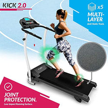 Bluefin Fitness KICK 2.0 High-Speed Folding Treadmill Black