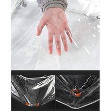 QWEASDF Waterproof Transparent Tarpaulin, Clear Tarp Cover, Rainproof Cover, Dust-Proof, for Garden Furniture Plants Patio Enclosure Garden Plant Cover Open Balcony,3x10m/9.8x32.8ft