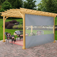 AMEPOO Outdoor Garden Transparent Curtains Dustproof Rainproof Multifunction Retractable Pergola Canopy Transparent Tent for Greenhouses, Gardening(4x4m)
