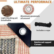 PIPRE 90% Coffee Garden Shade Fabric Sun Shade Cloth - UV Resistant Sunblock Netting for Plants, Flowers & Vegetables | Lightweight Cover for Greenhouse & Outdoor Garden Protection, 40×70 FT