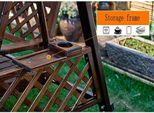 KYTGFH Patio Swing Porch Hang Club Bench Chair,3 Person Outdoor Patio Swing Chair,Wooden Porch Glider Swing Chair Outdoor Swing Chair Bench Suitable for Poolside,Balcony