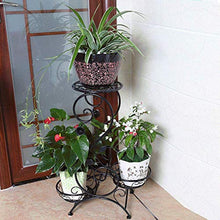 MIIKHI Plant standFlower Stand Tiered Classic Plant Stand Decorative Garden Patio Standing Plant Flower Pot Shelf Display Shelf Holds Flower Pot with