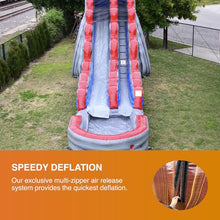 JumpOrange Commercial Water Slide with Splash Pool Titanium
