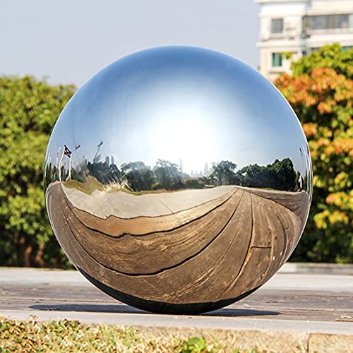 LM-Coat rack XINGLL Stainless Steel Gazing Ball, Home Garden Polished Mirror Stainless Reflective Ball, Outdoor Yard Lawn Patio Pond Floating Seamless Ornament Hollow Balls, Multi-Size