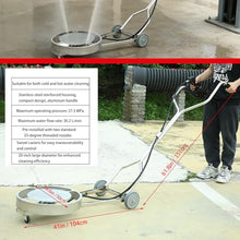 21 Inch Stainless Steel Car Undercarriage Pressure Washer Attachment, Water Broom Cleaner Kit for Chassis Cleaning, Power Washer Accessory for Vehicle Underside and Driveway Use