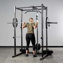 REP Power Rack PR-1000 with LAT Pull-Down Attachment Black