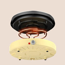 Round Barbecue Stove Household Electric Barbecue Pot Plate Smokeless Non-stick Grill(Black)