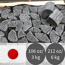 Charcoal Japanese High-Grade/Oak Tree - 2 Size - L 2 in (6 cm) / BBQ, Outdoor, Charcoal Grill, Yakitori (212 oz (6 kg))