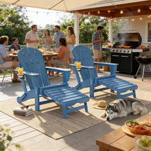 Folding Fire Pit Chair,Adirondack Chair Set of 2,Outdoor Fire Pit Chair