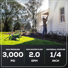 Greenworks 3000 PSI (2.0 GPM Max) Electric Pressure Washer