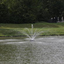 HALF OFF PONDS 3/4 HP Floating Fountain with 200 Foot Cord - 11 Patterns, Surface Aeration, No Lights