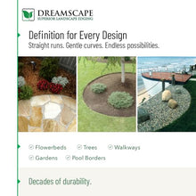 Dreamscape E-Z Edge Aluminum Landscape 72' Edging Kit, 12 Strips, 6' Each