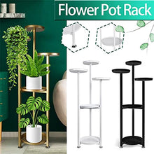 5 Tiers Metal Plant Holder Display Shelf Home Indoor Outdoor Garden Decor Flower Stand with Foot Pad (Color : Gray, Size (Onecolor