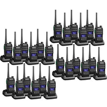 BridgeCom Systems MV-65 Rugged Waterproof Walkie Talkie Black - 24-Pack