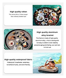 ERoomQ Luxury Floating Serving Tray Pool Tray Table, Floating Serving Trays Table Bar -Swimming Pool Floats for Adults for Sandbars, Spas, Bath, and Parties